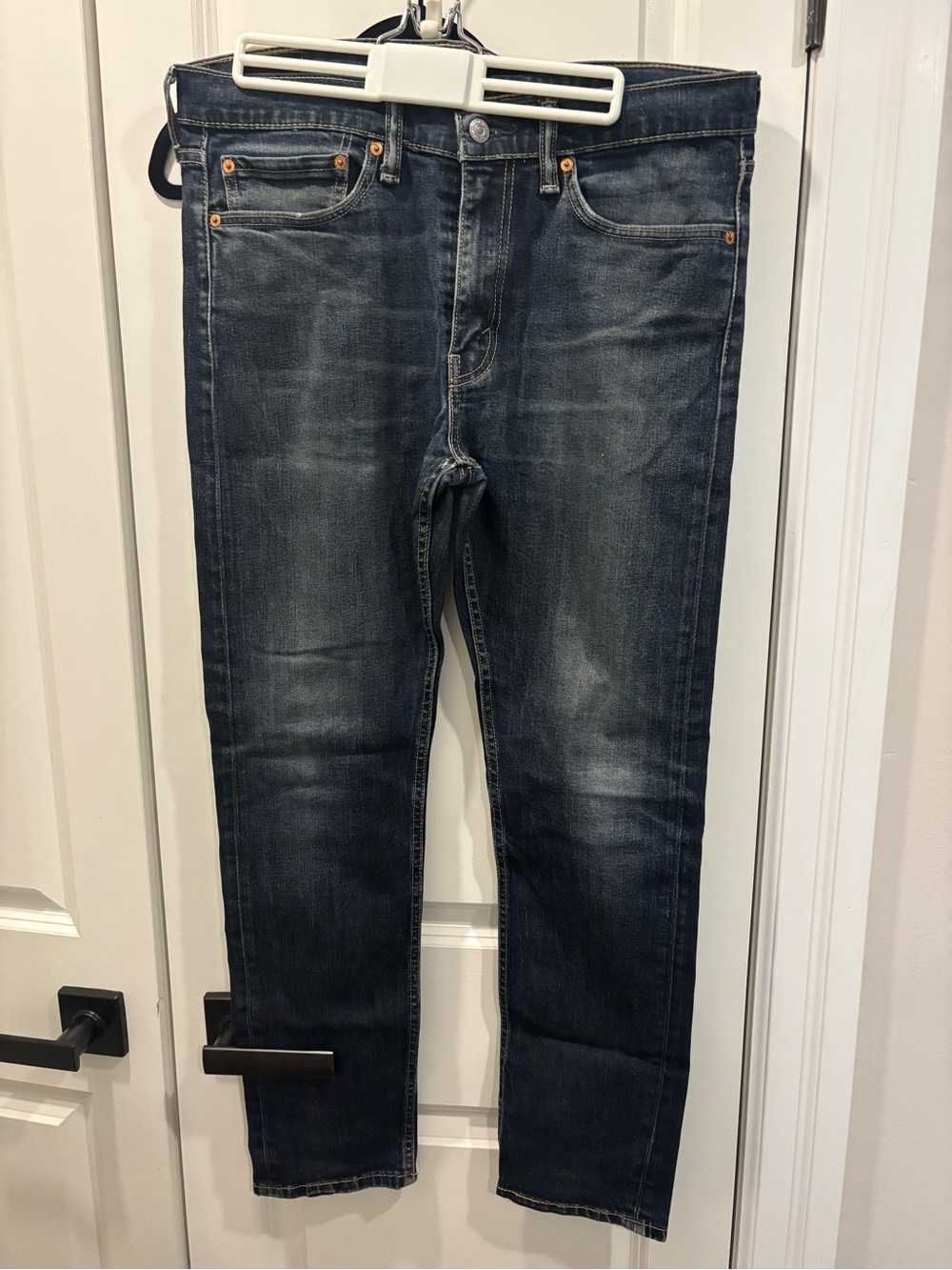 Levi's Indigo Faded Slim Straight Jeans